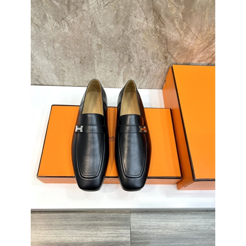 H**mes leather shoes